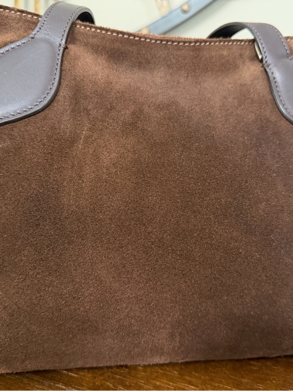 Espresso Medium Suede Jack. Excellent condition. Strap not included - Picture 9 of 14